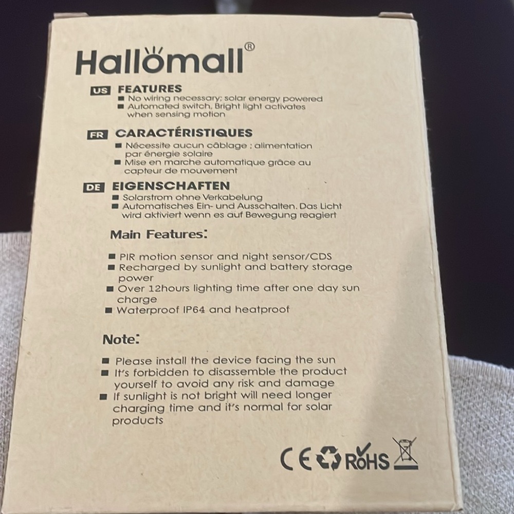 LED light sensor NIB - Picture 2 of 4